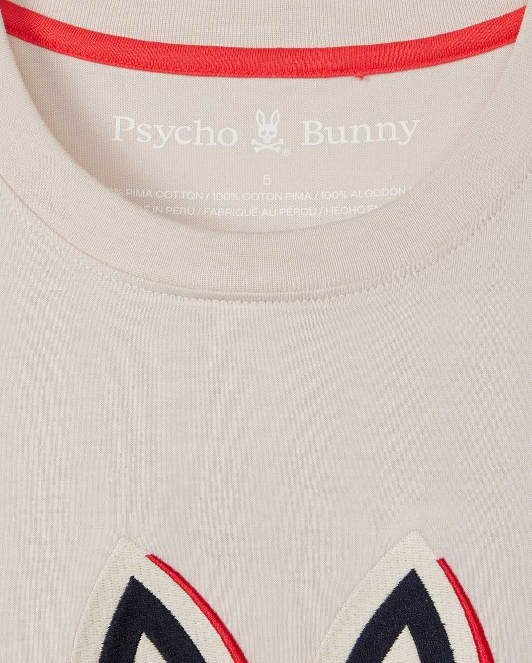 Tees Psycho Bunny Kayden Graphic Tee Beige Homme | DGM-15632526